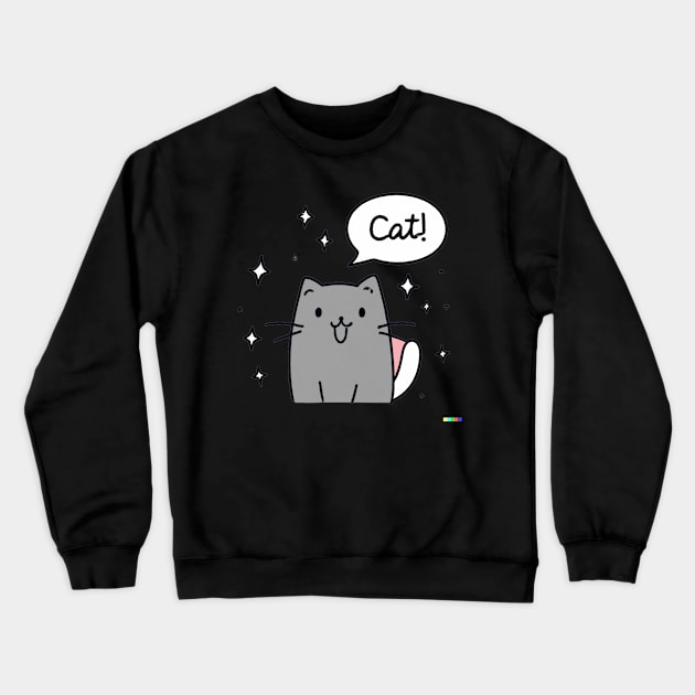 Cat Vintage #66 Crewneck Sweatshirt by daffdyindustries